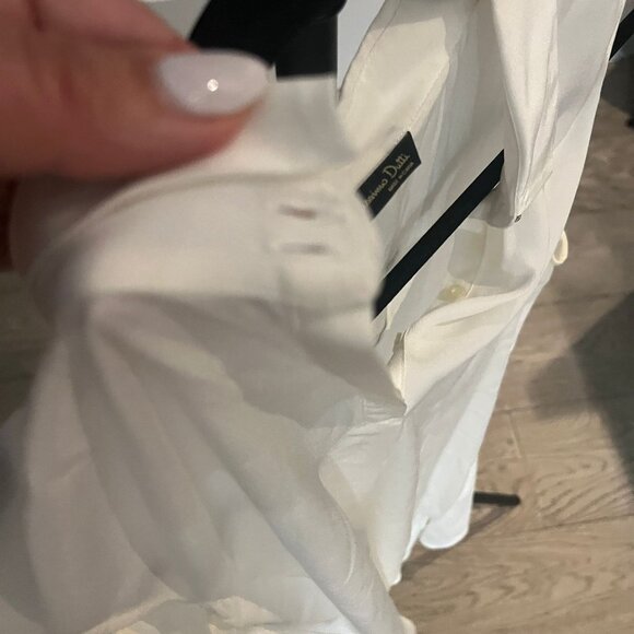 Theory Size P Off-Shoulder White Blouse - Picture 5 of 5